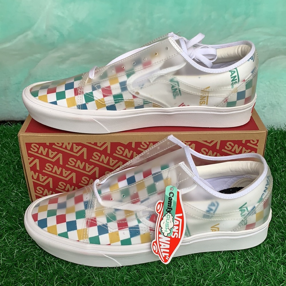 VANS COMFYCUSH SLIP SK VANS BLOCK MULTI/CHECKER MN - Picture 3 of 15